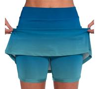 Gym Leggings for Women Leggings for Women UK Gym Yoga Tennis Skirt High Waisted Soft Stretchy Summer 2 in 1 Shorts Cropped Running Sports with Pockets Quick Dry Gift Maternity Sky Blue M