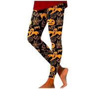 Gym Leggings Women Halloween Pants, Uk 80s Trousers Sports Workout Plus Size Tights Running Exercise Yoga High Waisted Stretch Activewear Colourful