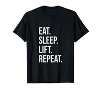gym lifting Eat Sleep Lift Repeat T-Shirt
