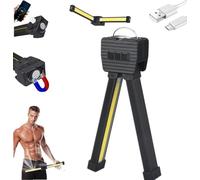 Gym lighting,Gym Lamp for Posing,folding magnetic lamp for posing,7-Level Dimming, with Power Bank Function,180 Degree Folding,USB Rechargeable,flashlight self defense,For lighting