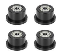 Gym Machine Roller Wheels, 4PCS 42mm Universal Metal Bearing Polyurethane Roller for Exercise Fitness Equipment, Garage Door, Home Projects