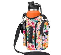 Gym Magnetic Bag, Gym Bottle Bag, Sling Bag for Society, Water Bottle Accessories, Pouch for Mobile Phone, Keys, Wallet or Headphones, flowers, see description, See description