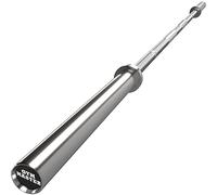 GYM MASTER 2" Diameter Olympic Barbell with Rotating Sleeves & Spring Clip Collars - 7ft