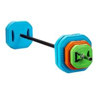 GYM MASTER Adjustable 20KG / 30KG Weight Pump Set - Home Gym Barbell & Color-Coded Plates for Strength Training, Fitness & Pump Workouts - 30KG Set