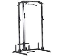 GYM MASTER GM1 Half Power Rack Squat Cage with Dual Cable Pulley System & Optional Safety Spotters - GM1 Half Rack Only