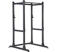 GYM MASTER GM2 Power Rack Squat Cage - Heavy Duty Home Weight Lifting Station with Optional Dual Pulley Cable System - Power Rack Only