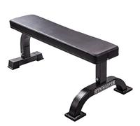 GYM MASTER Heavy Duty Flat Weight Bench - Strong 310kg Design with Thick Padded Cushion