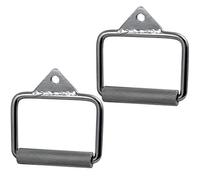 GYM MASTER Heavy Duty Stirrup Handle Grip Attachments - Pair