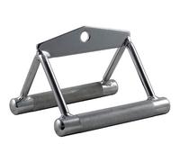 GYM MASTER Heavy Duty Twin Seated Row V Handle Grip Cable Attachment