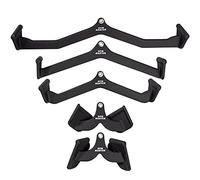 GYM MASTER Lat Pull Down Cable Machine Attachment Handle Max Grips - Set of 5