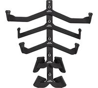 GYM MASTER Lat Pull Down Cable Machine Attachment Handle Max Grips - Set of 5 + Wall Bracket