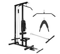 GYM MASTER Lat Pulldown Machine with Seated Ab Crunch and Cable Pulley