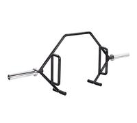GYM MASTER Olympic Open Trap Hex Deadlift Bar with Rotating Barbell Sleeves and Easy Loading