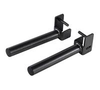 GYM MASTER Pair of GM3 Quick Release Weight Plate Storage Poles - 2" Olympic Plate Holder for Home Gym Power Rack & Squat Cage - Heavy Duty Steel Storage Poles