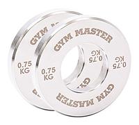 GYM MASTER Pair of Olympic 2" Fractional Change Weight Plates Precision Steel Discs