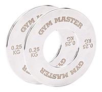 GYM MASTER Pair of Olympic 2" Fractional Change Weight Plates Precision Steel Discs