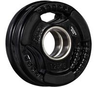 GYM MASTER Rubber Coated 2" Olympic Tri-Grip Weight Plates - 1.25kg (2.5kg Total)