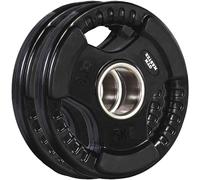 GYM MASTER Rubber Coated 2" Olympic Tri-Grip Weight Plates