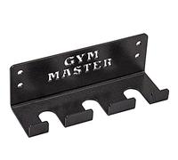 GYM MASTER Vertical Wall Mounted Olympic 2" Barbell Storage Hanging Rack - 3 Bar Storage Rack