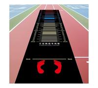 Gym Mat,Standing Long Jump, Practice Test Pad, Wear-Resistant Physical Training,Kids/Adult Cushion,3.5mm Thick(Black)