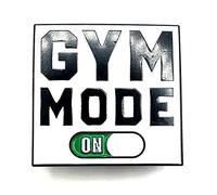Gym Mode On Motivation Workout Lift Weights Exercise Metal Enamel Pin Badge