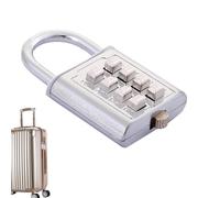 Gym Padlock with Code,Button Combination Security Padlock 8/10 Digits | Digital Code Small Locker Lock,for Toolbox, Sports Locker, Fence Small Lock