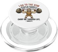 Gym Personality Ironic Powerlifting Strength Training PopSockets PopGrip for MagSafe