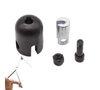 Gym Pulley Cable Ball, Wire Rope Joint Parts, 2 Inches Heavy Duty Cable Stopper with Secure Fit, Rubber Ball Stopper with Easy Installation, Strength Training Equipment Safety Feature