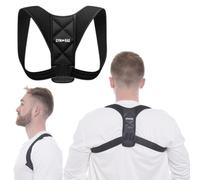 GYM RAG Posture Corrector for Men & Women - Comfortable Upper Back Brace, Adjustable Back Straightener Support for Shoulder, Neck & Back (Medium)