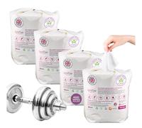 Gym Refill Wipes - Pack of 4-1,000 Per Pack - 4000 Wipes | Gymitize, Alcohol Free, Antibacterial, Antiviral, Non-Toxic, Recyclable, Made in the UK, Advanced Barrier Technology