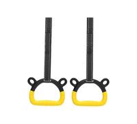 Gym Rings for Pull-up Bar, 2 Part Exercise Ring Set in Bear Shape | 4000kg Resistance Training Device Resilient Adjustable Calisthenics Rings