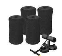 Gym Roller Foam, Training Roller Foam | 4 x Foam Hunger Pad Roller Buffers, Accessories at Home in the Gym, Fitness Equipment, Attachments for Training Machine for Home Training, Leg Wide
