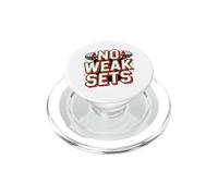 Gym Sayings Funny Train Insane No Weak Sets Gym Funny PopSockets PopGrip for MagSafe