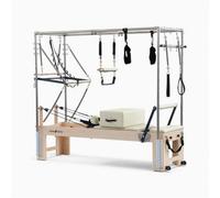 Gym Sets LTD Gym Sets Uk Commercial Premium 3In1 Cadillac Reformer Machine- (Cream)
