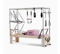 Gym Sets LTD Gym Sets Uk Commercial Premium 3In1 Cadillac Reformer Machine- (Pink)