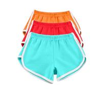 Gym Shorts For Women 3 Pack, Cotton Yoga Shorts Women Running Shorts Cotton Summer Hot Pants Casual Beach Shorts Sports Yoga Shorts Workout Athletic Running Gym Shorts 3 Pack Womens Running Shorts