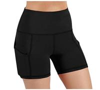 Gym Shorts for Women Cycling Shorts Biker Shorts Seamless Gym Leggings - Tummy Control, High Waisted Compression Cropped Yoga Pants Sports Leggings for Running Yoga Cycle Workout Sale