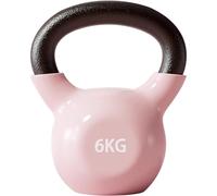Gym Solid Cast Iron Dumbbell, Kettlebell Weights Home Women Fitness Kettle Bells, Strength Training Equipment, Weight Loss/muscle Gain(Pink-6kg)