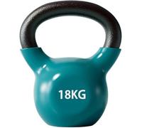 Gym Solid Cast Iron Dumbbell, Kettlebell Weights Home Women Fitness Kettle Bells, Strength Training Equipment, Weight Loss/muscle Gain(Dark green-18kg)
