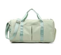 Gym Sports Duffle Bag - Waterproof Travel Duffel Bag with Wet Pocket and Shoes Compartment, Carry on Bag Holdall Bag for Sport Travel Training Hospital (Green)