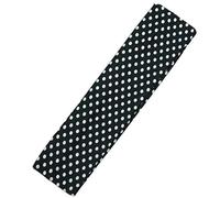 Gym Sports Yoga Headband Stretchy Alice Band Kylie Hair Band Girls Ladies Plain (Black (Polka Dot))