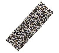 Gym Sports Yoga Headband Stretchy Alice Band Kylie Hair Band Girls Ladies Plain (Leopard)