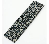 Gym Sports Yoga Headband Stretchy Alice Band Kylie Hair Band Girls Ladies Plain (Leopard Teal)