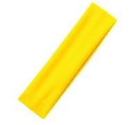 Gym Sports Yoga Headband Stretchy Alice Band Kylie Hair Band Girls Ladies Plain (Yellow)