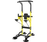 Gym Strength Exercise Power Tower Power Tower Workout Station Adjustable Height Multi-Function Home Strength Training Fitness with Backrest It is Stable and Non-Slip Does Not Damage The Floor for Ad
