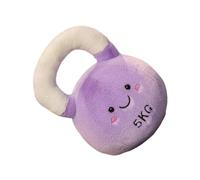 Gym Theme Lovely Kettlebell Plush Toy Throw Pillow Infant Sensory Play Soft Baby Gift White Baby Rattle Sensory Toy