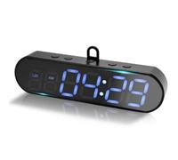 Gym Timer Clock, Digital Countdown/Count-Up Stopwatch for CrossFit, with Magnetic Back Rechargeable Battery HIIT, Home Gym Workouts Portable Sports Timer for Training