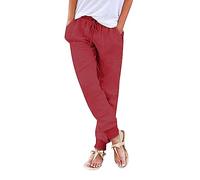 Gym Tracksuit Bottoms Women Fashionable Beautiful Soft with Pockets Club Cargo Trousers Expandable Belted Colourful Country Check Work Stretchy for (RD2,3XL)