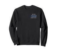 Gym Training Motivation Train Without Limits Fitness quote Sweatshirt