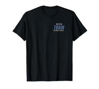 Gym Training Motivation Train Without Limits Fitness Quote T-Shirt